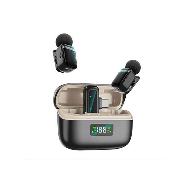 Mini8 Rts Lavalier Metal Condenser Lightweight Wireless Dual Microphone Biggest Battery